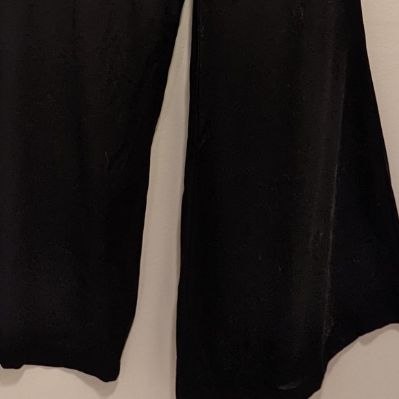 Strapless Gold Sequin Flare-Legged Jumpsuit - Picture 3 of 5